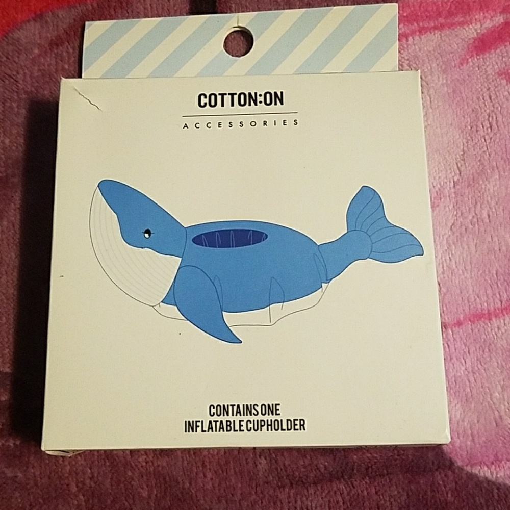 Cotton on inflatable cup holder